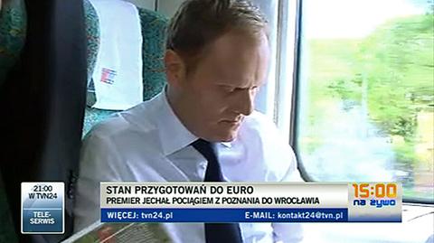 Premier pociągiem z Wrocławia do Poznania