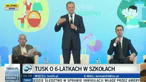 Premier: projekt 6-latków w szkołach jest z korzyścią dla nich i rodziców