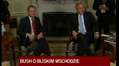 Premier Tusk rozmawiał z prezydentem Bushem ok. 45 minut