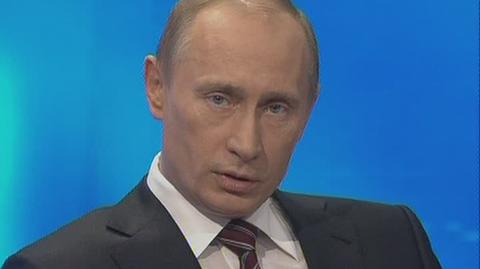 Premier Władymir Putin mówi o kryzysie gospodarczym
