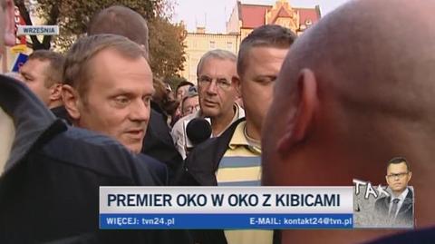 Premier wśród kibiców/TVN24
