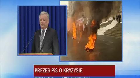 Prezes Kaczyński o polityce Tuska