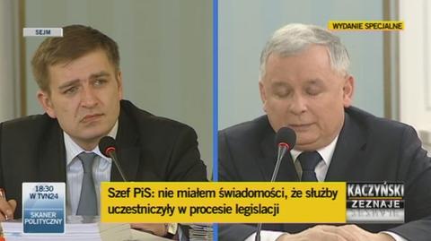 Prezes PiS: Malarz? Nie znam