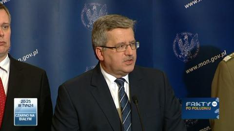 Prezydent chwali Janusza Palikota (TVN24)