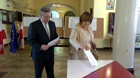 Prezydent głosował w Warszawie