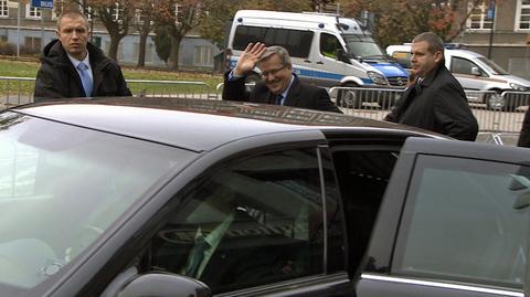 Prezydent Komorowski nie chiał rozmawiać z dziennikarzami