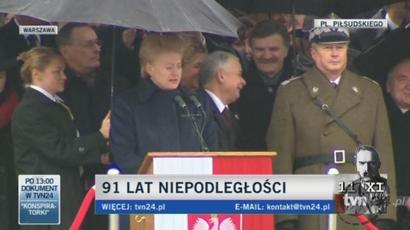 prezydent Litwy Dalia Grybauskaite