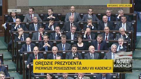 Prezydent mówił o sukcesach Polski (TVN24)