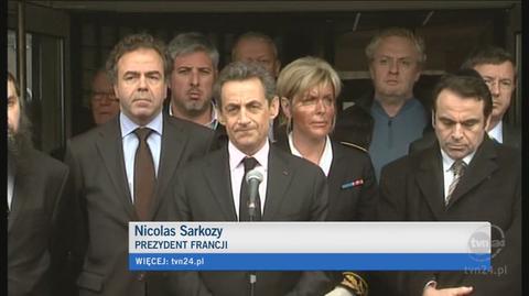 Prezydent Nicolas Sarkozy w Tuluzie