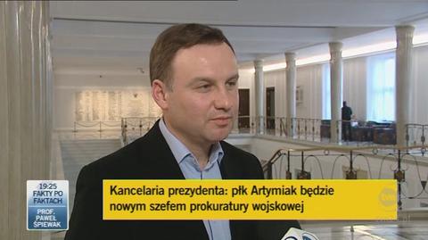 "Prezydent nie miał innego wyjścia" (TVN24)