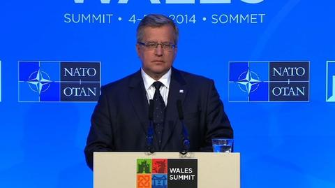 Prezydent: wzmocnić wschodnią flankę NATO