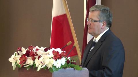 Prezydent z wizytą na Łotwie