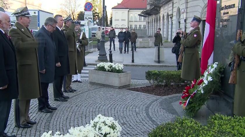 Prezydent złożył wieniec po pomnikiem Marszałka Piłsudskiego