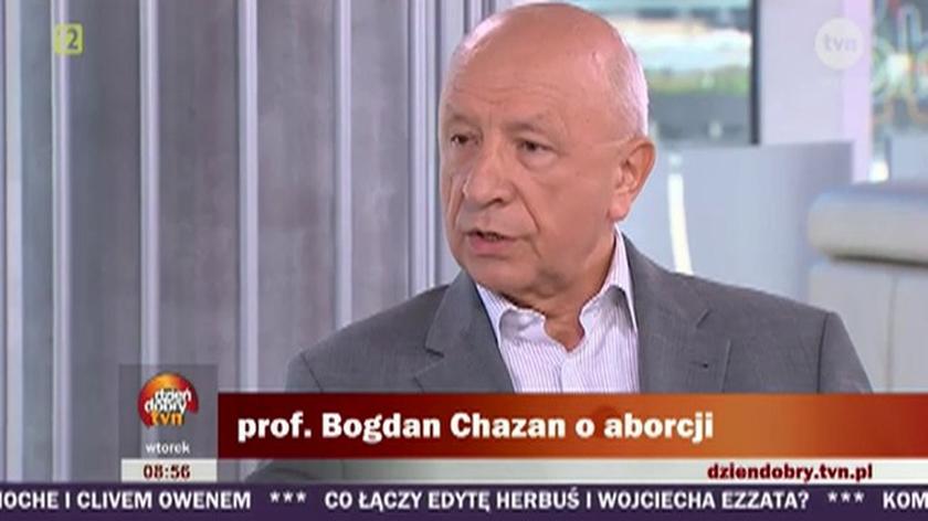 Prof. Chazan: Wstydzę się, że w PRL dokonywałem aborcji
