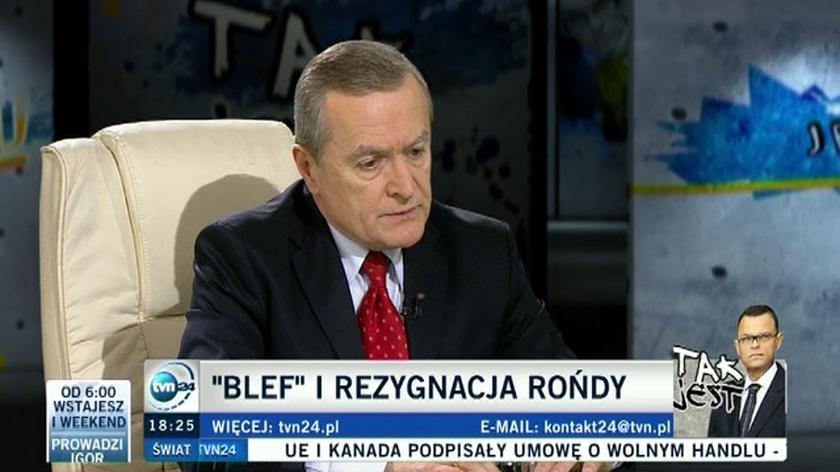 Prof. Piotr Gliński o rezygnacji prof. Rońdy 