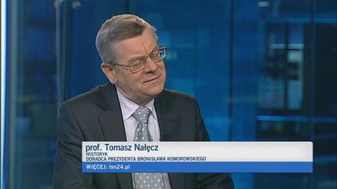 Prof. Tomasz Nałęcz o przeciekach/TVN24