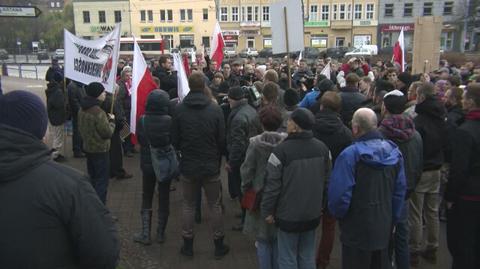 Protest pod WKW w Gdańsku 