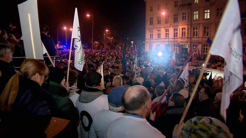Protest w obronie sądów w Poznaniu