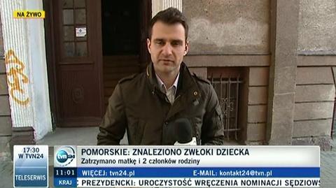 Przesłuchują kobietę zatrzymaną po znalezieniu ciała noworodka