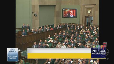 Przewodniczący węgierskiego parlamentu życzy "bogatej w sukcesy prezydencji"/TVN24