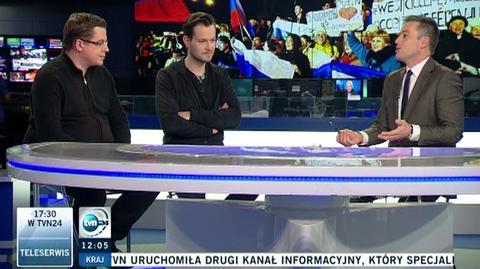 Przybylski i Krajewski o zagranicznych dziennikarzach na wschodzie Ukrainy