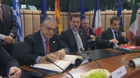 Przywódcy podpisują pakt fiskalny