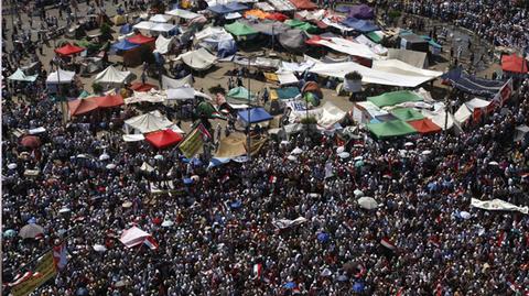 Radość na placu Tahrir 