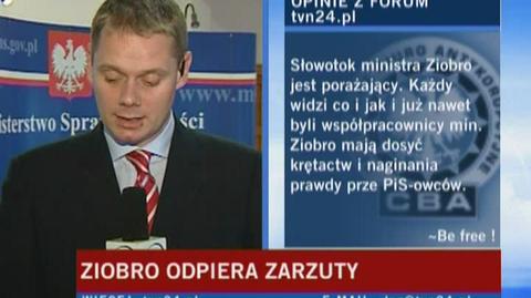 Rafał Poniatowski (TVN24) o aktach Janusza Kaczmarka