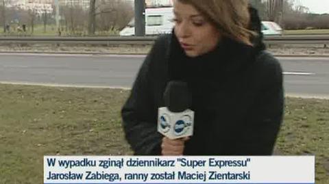 Relacja reporterki TVN24 z miejsca zdarzenia