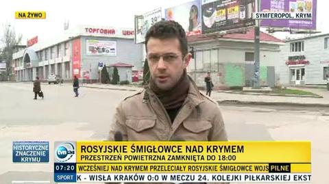 Reporter TVN24 na Krymie: spokojniej niż wczoraj
