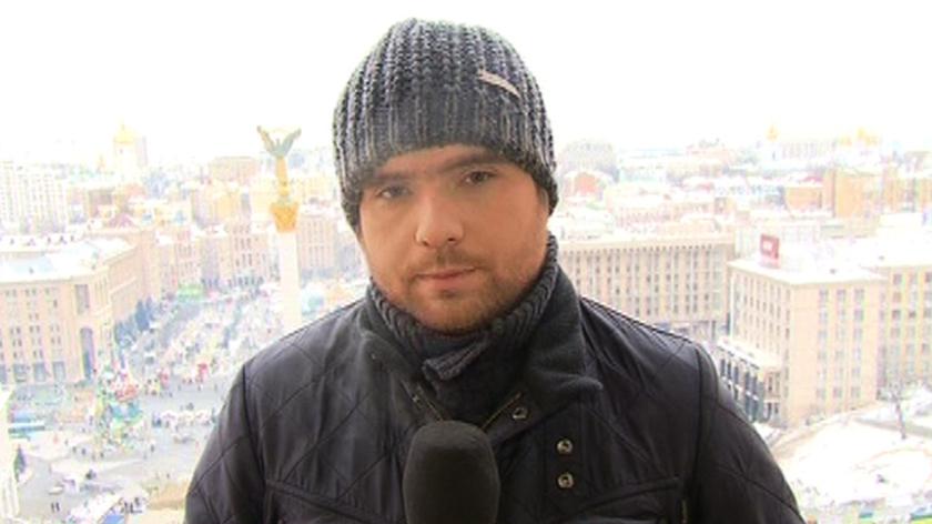 Reporter TVN24 o sytuacji w Kijowie