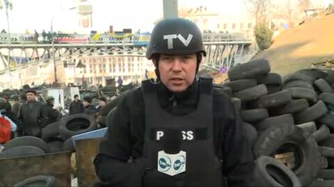 Reporter TVN24: Słyszeliśmy strzały