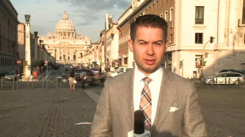 Reporter TVN24 w Watykanie