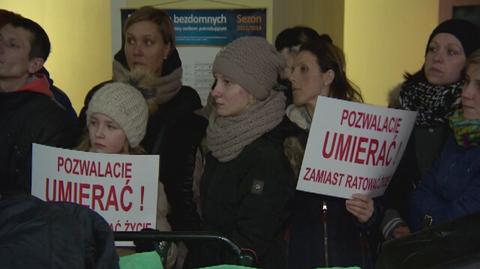 Rodzice protestują w szpitalu w Kutnie 