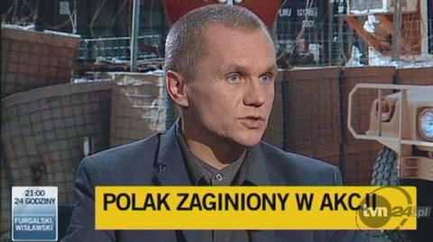 Roman Polko o zaginionym żołnierzu/TVN24