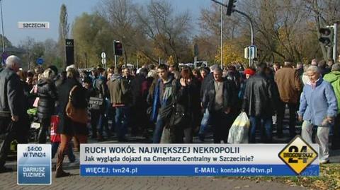 Rośnie tłok na największej nekropolii w Polsce