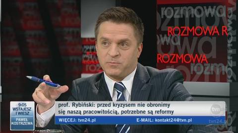 "Rozmowa Rymanowskiego" 26.04 cz. II (TVN24)