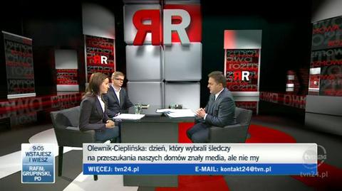 "Rozmowa Rymanowskiego" cz. 1 (TVN24)