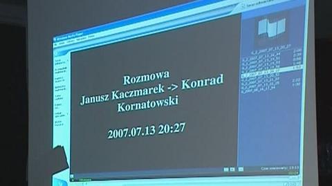 Rozmowa V Kaczmarek z Kornatowskim