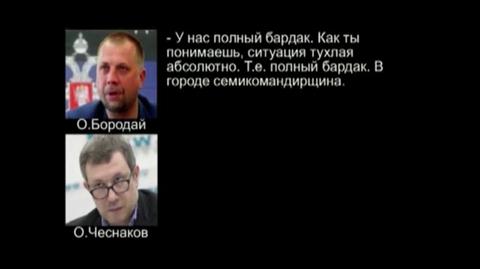 Rozmowy opublikowane przez SBU mają dowodzić bezpośredniego rosyjskiego zaangażowania w konflikt na Ukrainie