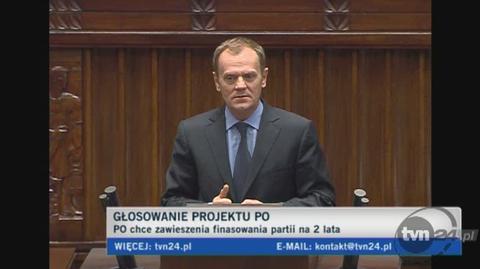 Rozumiem te głosy jako rozpaczliwe próby obrony stanu posiadania, powiedział premier