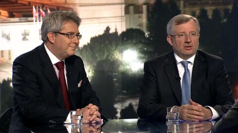 Ryszard Czarnecki i Marek Siwiec byli gośćmi TVN24