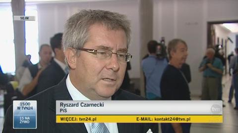 Ryszard Czarnecki o propozycji koalicji PO-SLD