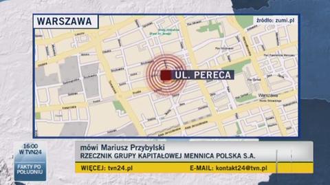 Rzecznik mennicy Mariusz Przybylski/TVN24