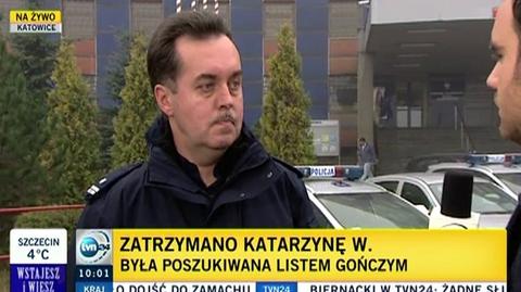 Rzecznik śląskiej policji o zatrzymaniu Katarzyny W. 