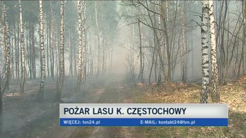  Rzecznik śląskiej straży pożarnej o zagrożeniu pożarowym (TVN24)