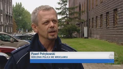 Rzecznik wrocławskiej policji Paweł Petrykowski o zdarzeniu