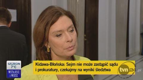 "Sejm nie może zastąpić prokuratury" (TVN24)