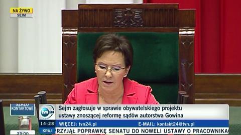 Sejm uchwalił obywatelską ustawę o okręgach sądowych