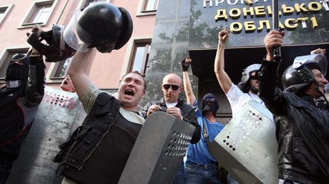 Separatysta w Doniecku: Milicja jest po naszej stronie